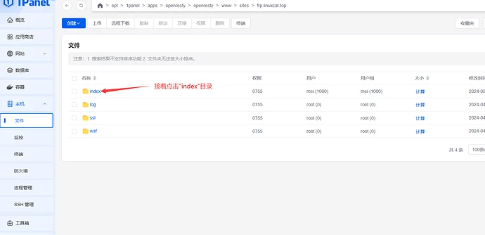 进入网站目录2